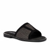 Damesandaler 5128 sort kombineret