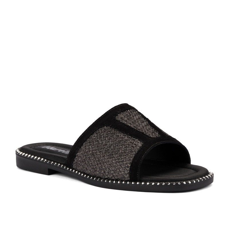 Damesandaler 5128 sort kombineret