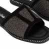 Damesandaler 5128 sort kombineret