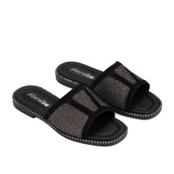 Damesandaler 5128 sort kombineret