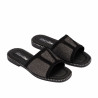Damesandaler 5128 sort kombineret