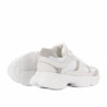 Damesneakers 6102 hvid kombineret