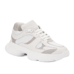 Damesneakers 6102 hvid kombineret