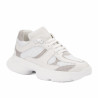Damesneakers 6102 hvid kombineret