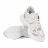 Damesneakers 6102 hvid kombineret