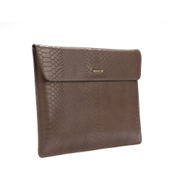 Laptopetui 309g croco taupe