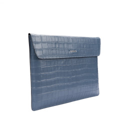 Laptop etui 309g 01 croco blå