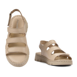 Damesandaler 5121 creme