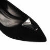 Dame ballerinaer 1360 sort velour