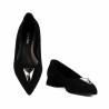 Dame ballerinaer 1360 sort velour