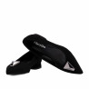 Dame ballerinaer 1360 sort velour