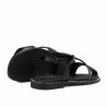 Damesandaler 5127 sort kombineret
