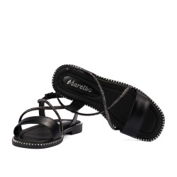 Damesandaler 5127 sort kombineret