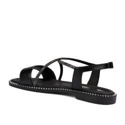 Damesandaler 5127 sort kombineret