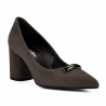Dame elegante sko 1361 sandfarvet ruskind