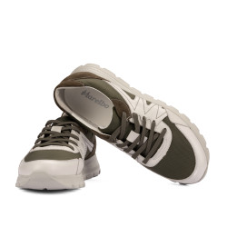 Herresko casual/sport 997 khaki kombineret