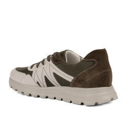 Herresko casual/sport 997 khaki kombineret