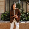 Dame skuldertaske 040g biz cognac lifestyle