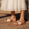 Damesandaler 5128 beige kombineret lifestyle