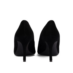 Elegante damesko 1363 sort ruskind