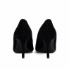 Elegante damesko 1363 sort ruskind