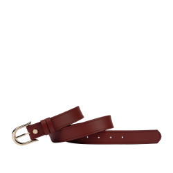 Damebælte 46cm bordeaux