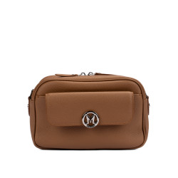 Dame skuldertaske 014g 01 biz brun