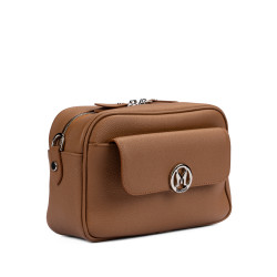 Dame skuldertaske 014g 01 biz brun