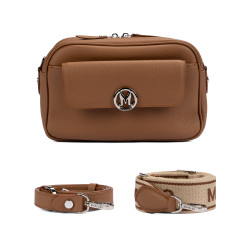 Dame skuldertaske 014g 01 biz brun
