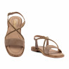 Damesandaler 5127 sand kombineret