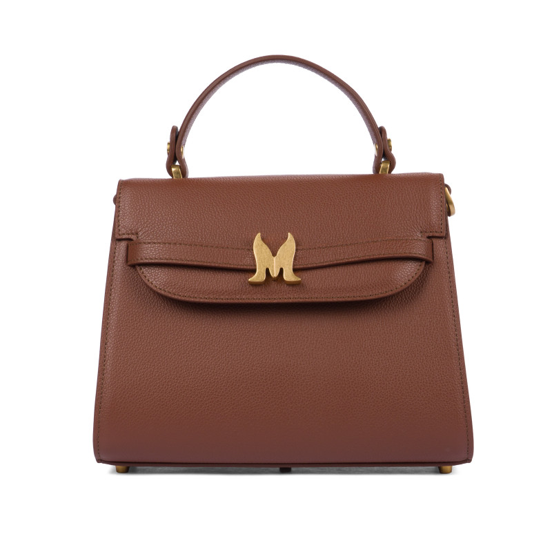 Dame skuldertaske 033g cognac