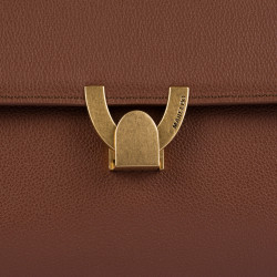 Dame skuldertaske 032g cognac