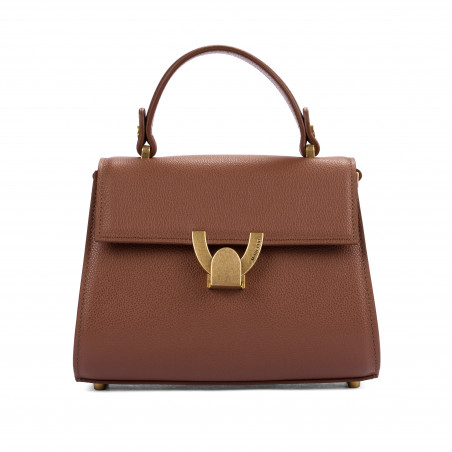Dame skuldertaske 032g cognac
