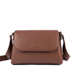 Dame skuldertaske 040g 01 biz cognac