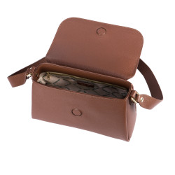 Dame skuldertaske 040g biz cognac