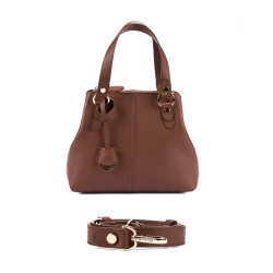 Dame skuldertaske 004-1g cognac