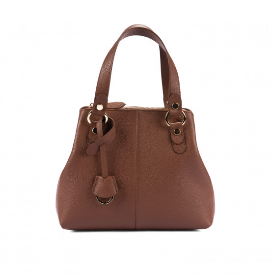 Dame skuldertaske 004-1g cognac
