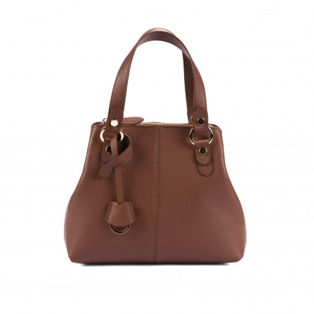 Dame skuldertaske 004-1g cognac
