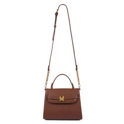 Dame skuldertaske 033g cognac