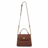 Dame skuldertaske 033g cognac