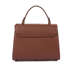 Dame skuldertaske 033g cognac