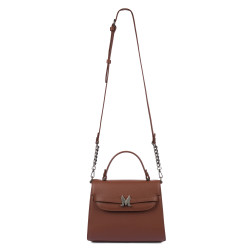 Dame skuldertaske 033g 01 cognac