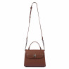 Dame skuldertaske 033g 01 cognac