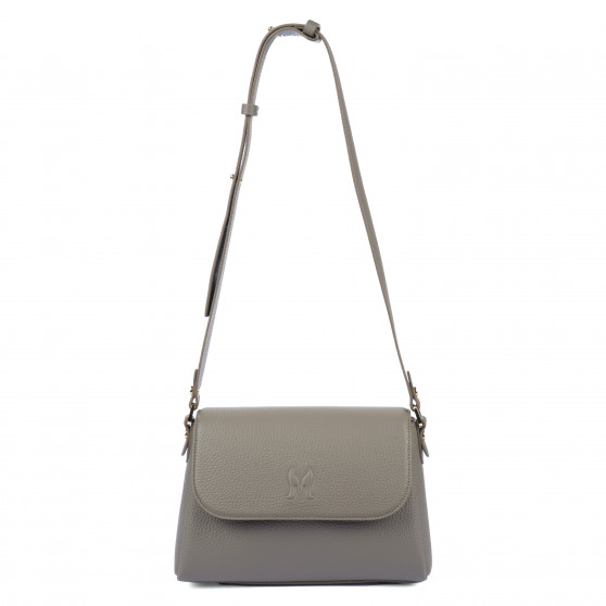 Dame skuldertaske 040g taupe