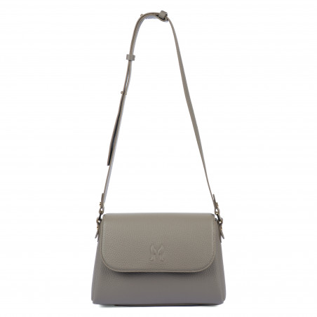 Dame skuldertaske 040g taupe