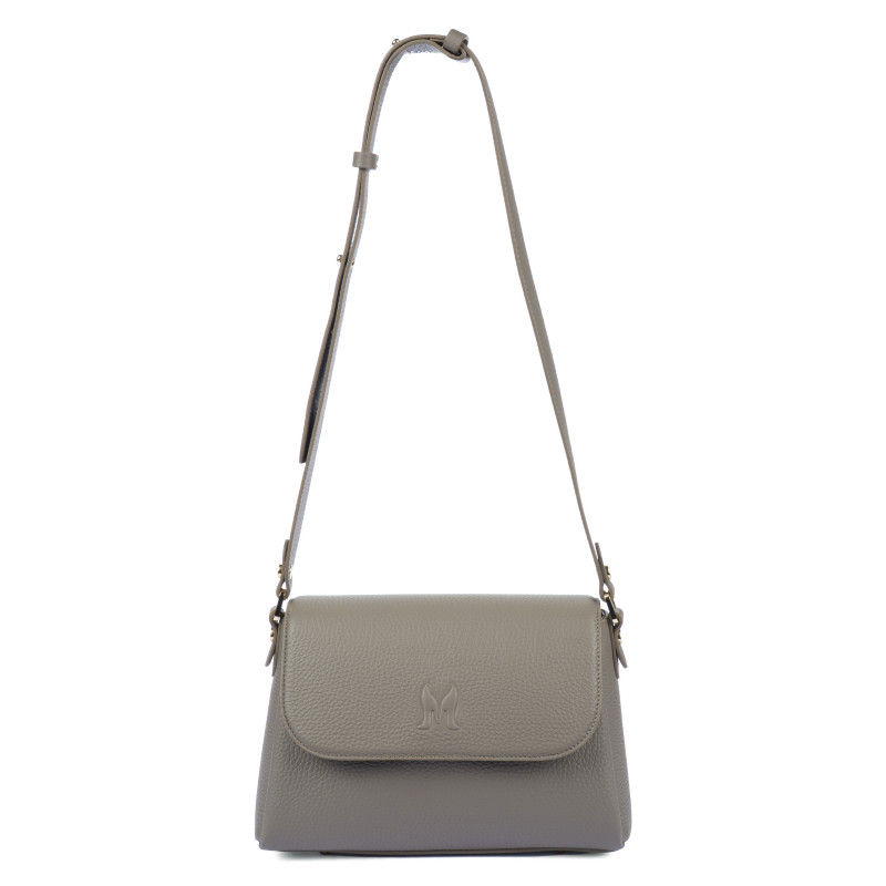 Dame skuldertaske 040g taupe