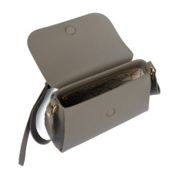 Dame skuldertaske 040g taupe