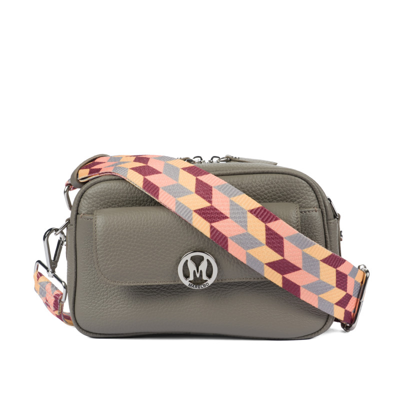 Dame skuldertaske 014g 01 taupe