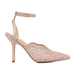 Damesandaler 1370 beige kombineret