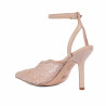 Damesandaler 1370 beige kombineret